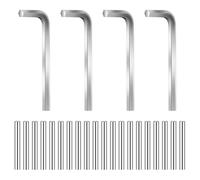 Osmond 24 Piece Spring Hinge Tension Pin Replacement Kit, Metal Pin Holder Support P InKit for Residential and Door Hinges