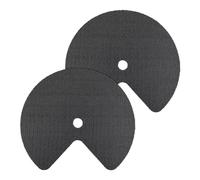 Osmond 2pcs Lazy Shelf Liner Circular Kitchen Liners Non Adhesive Kitchen Cabinet Liners Non Slip Mats for Refrigerator