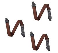 Osmond 3 PCS Guitar Strap, Popular Folk Guitar Strap, 10x5x5cm Multifunctional Strap Brown