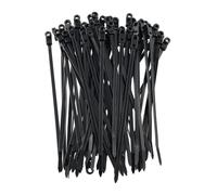 Osmond 300Pcs Screw Hole Cable Ties Reusable Fixed Nylon Cable Ties Self-Locking Cord Tie Straps Fastening Loop