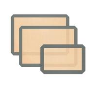 Osmond 3PCS Silicone Baking Mat Reusable Baking Mat Non-Stick for Baking Oven Baking Sheet for Making Cookies Macaroons B