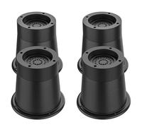 Osmond 4-Pack Heavy Duty Furniture Lifters Furniture Lift Pads Mini Round Bottom Rubber Top Spikes