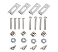 Osmond 4 Pack T-Track Clamp,Mini T Track Hold Down Clamps Kit Compatible with 3018-PRO,3018-PROVer,1810-PRO CNC Router Machine