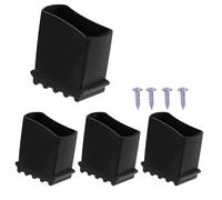 Osmond 4 Pcs Household Ladder Foot Cover Rubber Ladder Feet Chairs Telescoping Extension Pads for Step Ladders