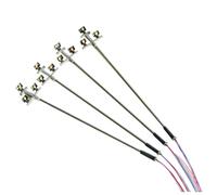 Osmond 4 Piece 3V LED Miniature Lamp Set Street Light Model ABS+Metal for Ho Train Railway Sand Table Building Illumination Scene Kit
