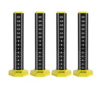 Osmond 4pcs Leveling Artifact Ceiling Leveling Double-Sided Ruler Equal Height Ruler Gradienter Stick Wall Lay Floor Tiles Tool