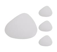 Osmond 4Pcs Placemats for Table Waterproof Non-Slip Coaster Leather Place Kitchen Accessories,Gray