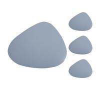 Osmond 4Pcs Placemats for Table Waterproof Non-Slip Coaster Leather Place Kitchen Accessories,Light Blue