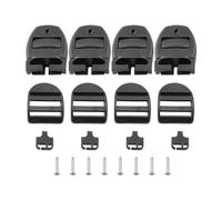Osmond 4Sets Spa Cover Clips Latch Replacement Kit Latch Locking with Key and Screws,for Cover Straps