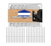 Osmond 50Pcs 1/8 Inch Drill Bit for Wood and Plastic Guide Point Cutting Bits Diameter Wood Router Bits,for Use with Spiral Saw