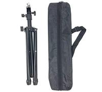 Osmond 8 Inch Adjustable Metal Tripod Drum Stand Mute Practical Stand Percussion Accessory Black