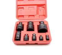 Osmond 8 Pcs/Set Impact Socket Adapter, V Socket Wrench Reducing Adapter, Drive Converter Kit, Hand Repair Tool Set