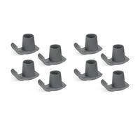 Osmond 8 Pcs Walker Ski Glider Replacement Kit - Anti-Slip Plastic Walking Aid Replacement Accessories