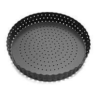 Osmond 8Inch Metal Non-Stick Perforated Pizza Pans Pie Pan Quiche Pan with Removable Bottom