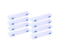 Osmond 8pc Translucent Plastic Paint Brush Holders - Minimalist Style - Paint Brush Case - Transparent