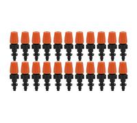 Osmond Adjustable Garden Drip Irrigation Sprinkler with 1/4 Inch Adjustable Drip Irrigation Atomizer (100Pcs)