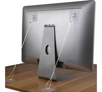 Osmond Adjustable TV Safety Set: 10 Stainless Steel No-Drill Straps for Flat-Screen TV Security