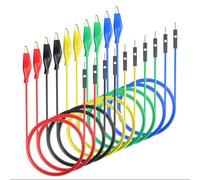 Osmond Alligator Clips to Breadboard Male Jumper Wires Male Jumper Wires for Electrical Testing P1533