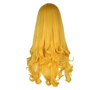 Osmond Anime Sleeping Beauties Princess Wig Yellow Hair Cosplay Costume Halloween Wigs Long Curly Hair
