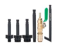 Osmond Auto Transmission Fluid Oil Filling Adapter Shut Off Valve Filler for Most Car Contains 5 Connectors