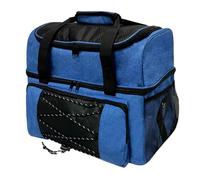 Osmond Bag Bowling Tote Bag Holder with Padded Compartments Extra Space for 1 Single Pair of Bowling,B