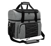 Osmond Bag Bowling Tote Bag Holder with Padded Compartments Extra Space for 1 Single Pair of Bowling Easy Install Easy to Use,A