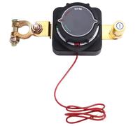 Osmond Battery Disconnect Switch DC 5-80V, Master Isolator On/Off Circuit Breaker Switch with Voltmeter for Marine Boat Power