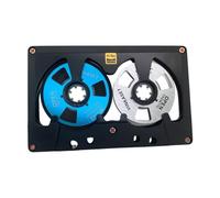 Osmond Blank Reel to Reel Tape 50-Minutes Double-Sided Metal Reel Cassette Tape Blank Cassette Tape Hollow Case Tape Disk