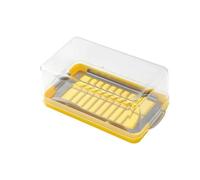 Osmond Butter Cutting Storage Box Time-Saving Butter Slicer Refrigerated Butter Container with Stainless Steel Cutter Large