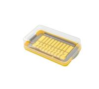 Osmond Butter Cutting Storage Box Time-Saving Butter Slicer Refrigerated Butter Container with Stainless Steel Cutter Small