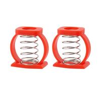 Osmond C Buckle Springs Bicycle Hinge Clip Bicycle Limit Hinge Clamp Compatible with Folding Bike Accessories Red