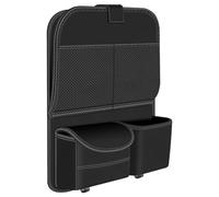 Osmond Car Seat Back Foldable Table Dining Table Multifunctional Storage Bag in Car Black 1 Piece