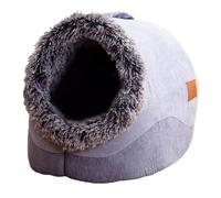 Osmond Cat Caves for Indoor Cats Plush Warm Kennel Cat Cave Semi-Enclosed Design Comfortable Cat Hideaway Dog House for Cozy B