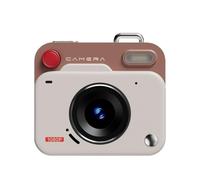 Osmond Compact HD CCD Retro Mini Digital Camera 1080P 800W with Screen for Outdoor Travel Video Photography Khaki