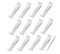 Osmond Complete Gutter Installation Set: 5 Inch Hidden Gutter Hangers with Rust Screw & 6 Inch Drill Bit.