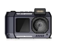 Osmond D50 Waterproof Camera Dual Screen Selfie Outdoor Sports HD Diving IP68 10 Meters Waterproof for Swimming, B