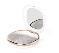 Osmond Dental Retainer Box Case with Mirror for Braces Magnetic Aligner Mouth Guard Storage for Travel Case False Denture Container White