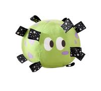 Osmond Dog Vocal Toy Ball Plush Funny Interactive Pet Toys with Bells Cleaning Tooth Chew Toy for Small Large Dogs Cats Puppy