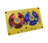 Osmond Double-Sided Metal Reel Blank Cassette Tape- 50-Minute Reel to Reel Recording Tape in Hollow Case Design