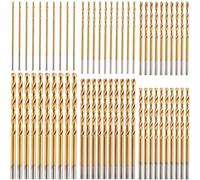 Osmond Drill Bits for Wood, Metal, Steel, Plastic, Aluminum Alloy 120 Pcs Set 3/64"-1/8" High Speed Steel HSS Micro Drill Bits