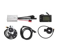 Osmond Electric Bike Motor Controller with GD01 Panel 15A Common Speed Controller 36V 48V Full Waterproof Kit 1 to 2 Cable