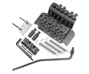 Osmond Electric Guitar Double Vibrator Bridge Vibrato System Guitar String-Board Pull Wire Plate String Bridge Pull Wire Plate Black