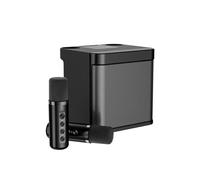 Osmond Family K Song Bluetooth Speaker Set Singing Karaoke Bluetooth Audio All-In-1 Wireless Microphone Sound Easy Install Black