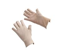 Osmond Fingerless Gloves Non Slip UV Protection Driving Gloves Summer Outdoor Gloves for Women and Girls Khaki