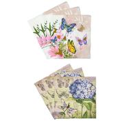 Osmond Flower Butterfly Printed Paper Disposable Table Dinner Napkin 20Pcs/Pack 33x33cm Tissues