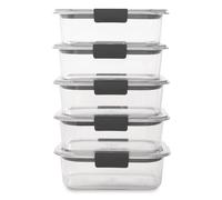 Osmond Food Storage Containers,Airtight Lids, Set of 5,Ideal for Lunch, Meal Prep & Leftovers 820ml