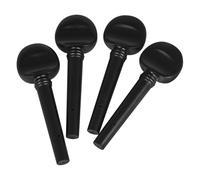Osmond For 4/4 Fiddle Violin Parts 4 Pcs Ebony String Instrument Accessories Tuning Pegs Tuners Violin Tuners Black