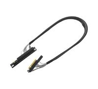 Osmond For AI for GPU Adapter Cable PCI-E 4.0 X8 GEN4 Braided Mesh Silver-Plated Cable for Graphics Card on Server