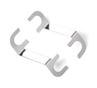 Osmond Four-Position Junction Box Connecting Piece Speaker Pure Copper Curved DIY Audio Accessories Silver