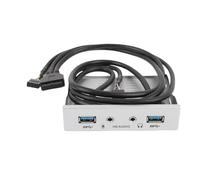 Osmond Front Panel USB 3.0 3.5 Inch HD Sound Interface Floppy Bay Drive Fast Data Transfer Easy Installation Setup